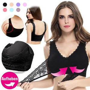 Reggiseno wireless anteriore croce con fibbia