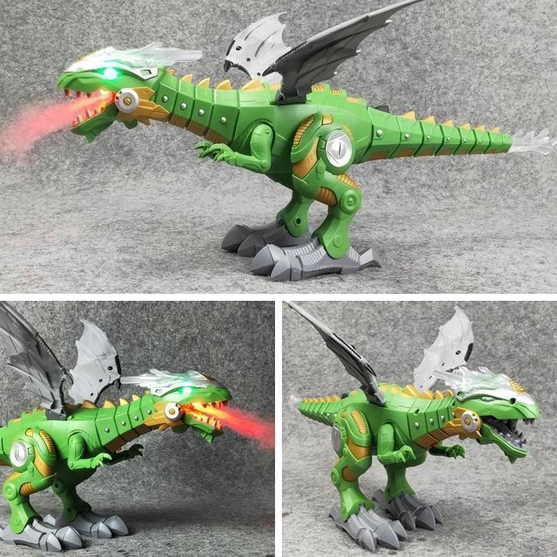 Jouet hybride de dinosaure-dragon à pied