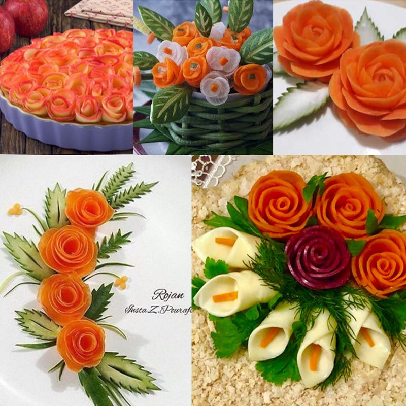 Spiralförmige Blumenwalze für Obst und Gemüse