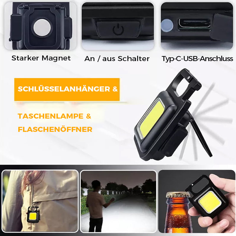 Lumière d'urgence rechargeable portable multifonctionnelle