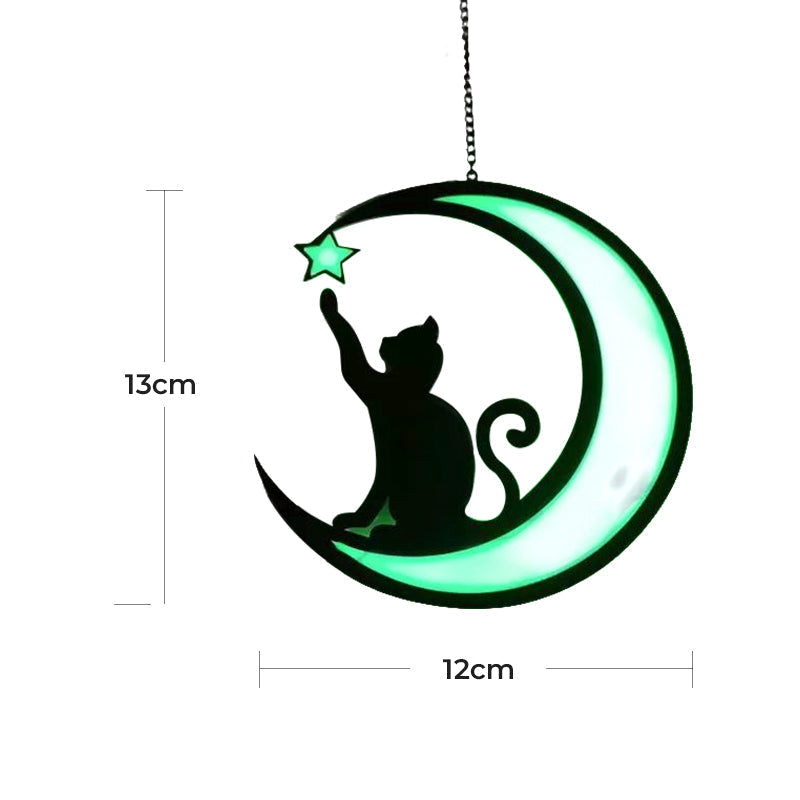 Moon Black Cat Dekorationen