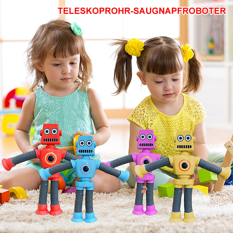 Teleskop-Saugnapf-Roboterspielzeug