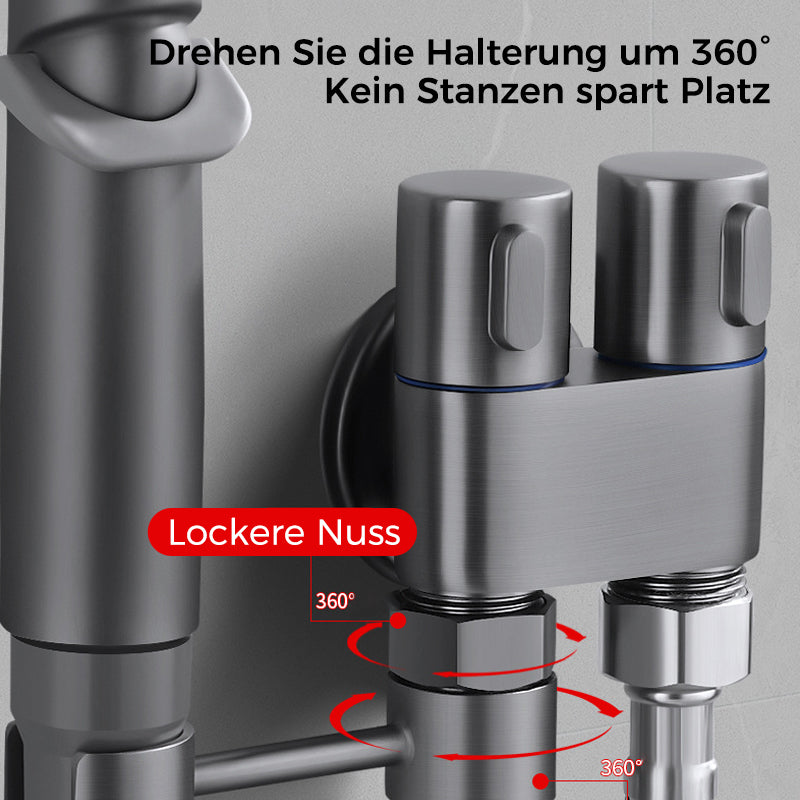 Mini-Dusche mit doppelter Steuerung