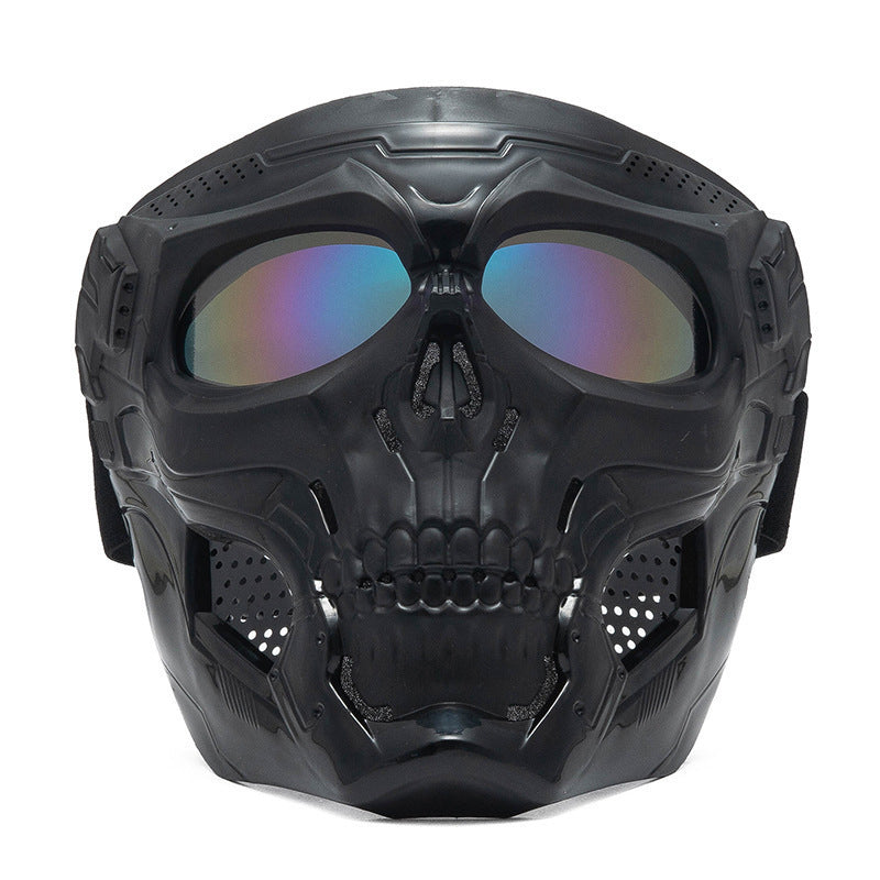 Radfahren Harley Goggles Totenkopfmaske