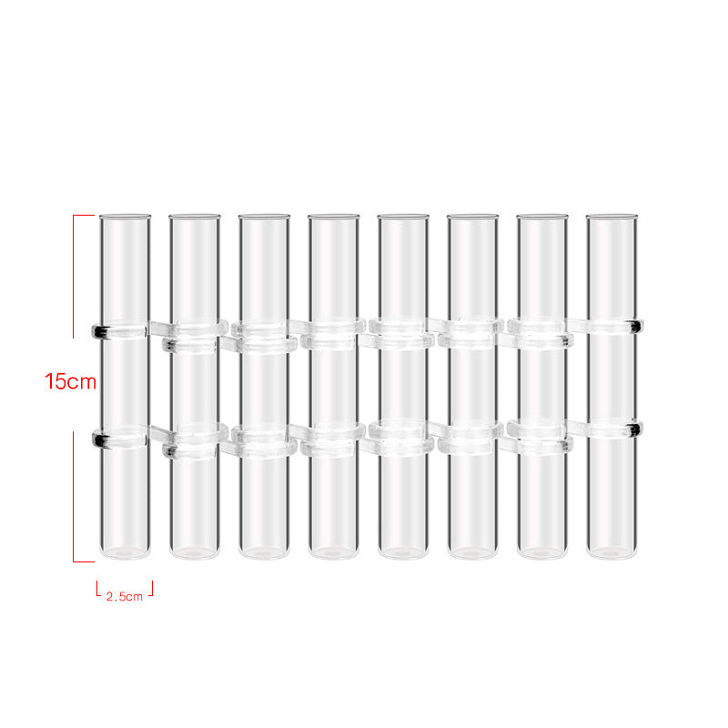 Kreative Reagenzglasvase aus Glas